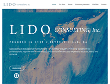 Tablet Screenshot of lidoconsulting.com